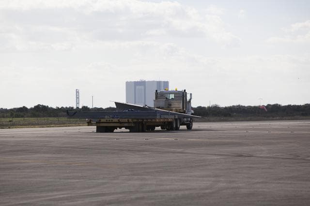 NASA image: Morpheus Launch Pad Move