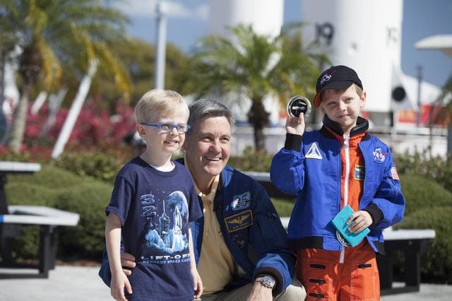 NASA image: Ceremony Honoring Connor Johnson