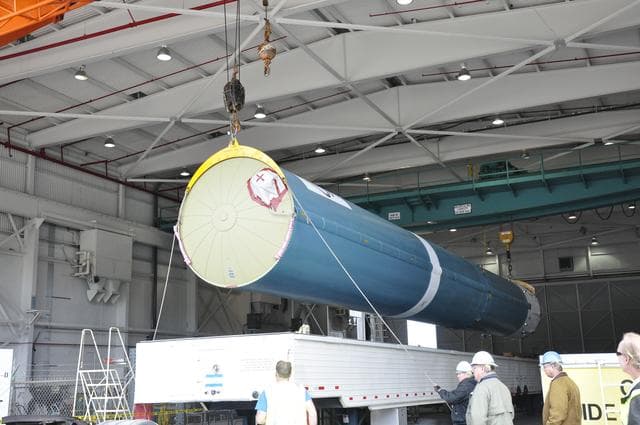 NASA image: OCO-2 Booster Offload