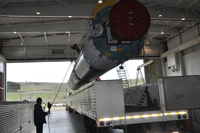 NASA image: OCO-2 Booster Offload