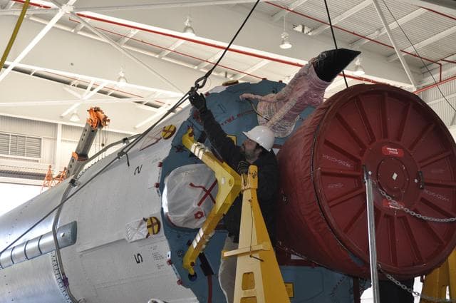 NASA image: OCO-2 Booster Offload