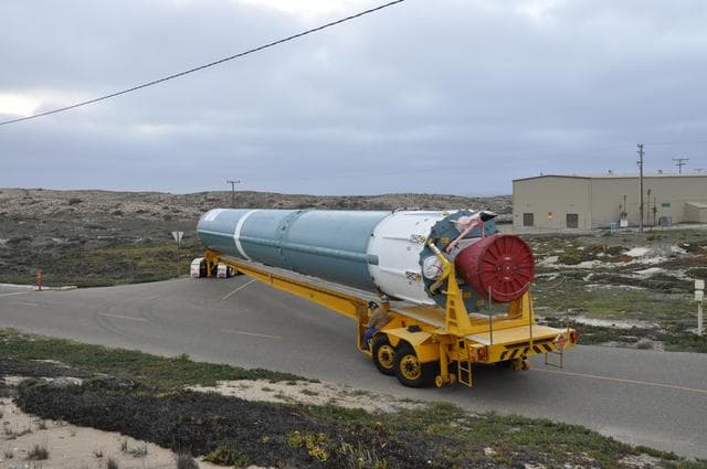NASA image: OCO-2 Booster Arrival