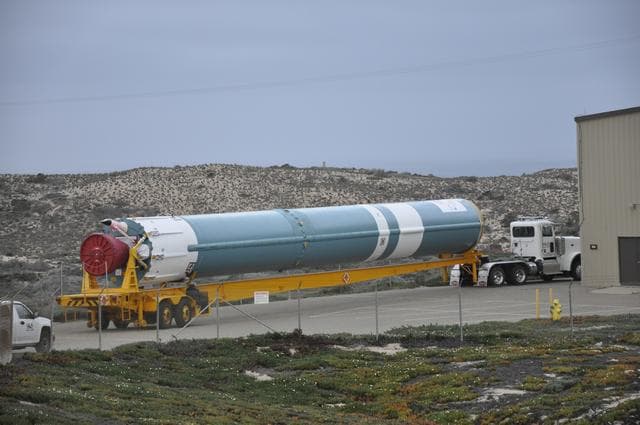NASA image: OCO-2 Booster Arrival