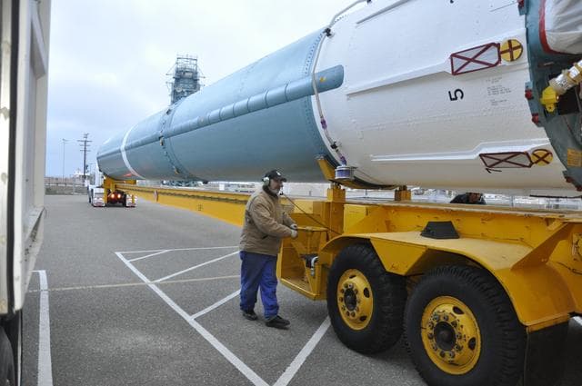 NASA image: OCO-2 Booster Arrival