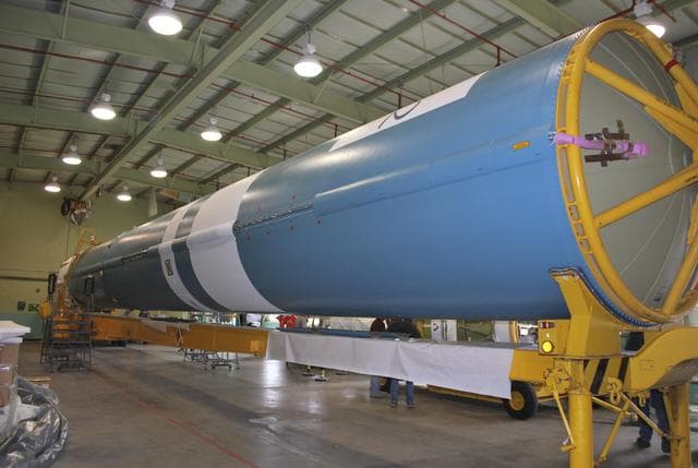 NASA image: OCO-2 1st Stage Booster Preps