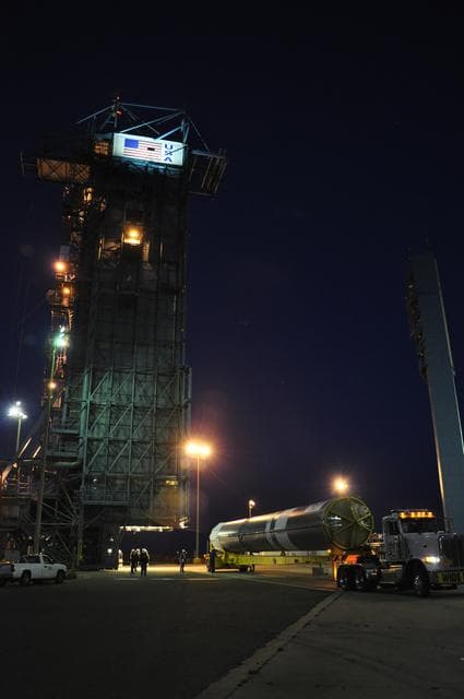 NASA image: OCO-2 Booster on Stand