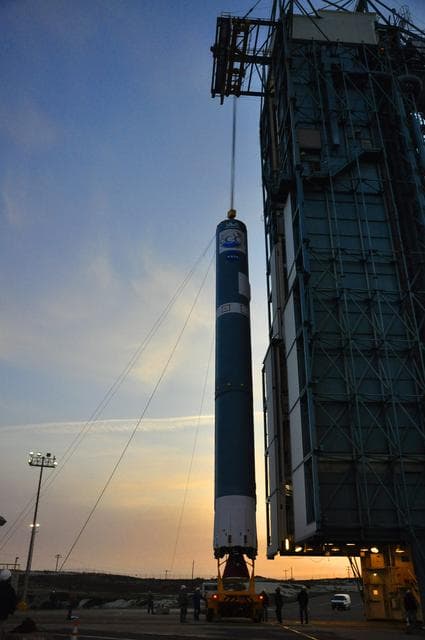 NASA image: OCO-2 Booster on Stand