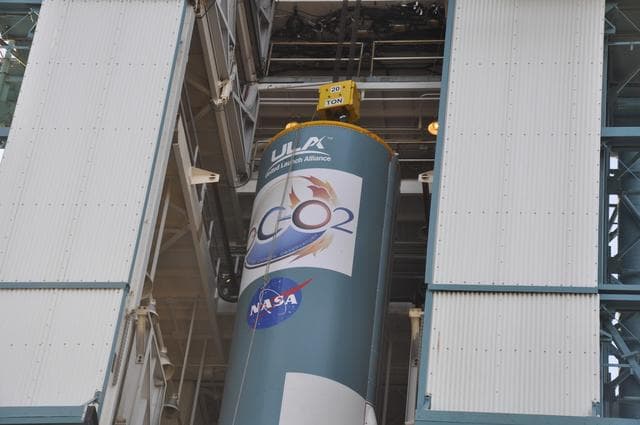 NASA image: OCO-2 Booster on Stand