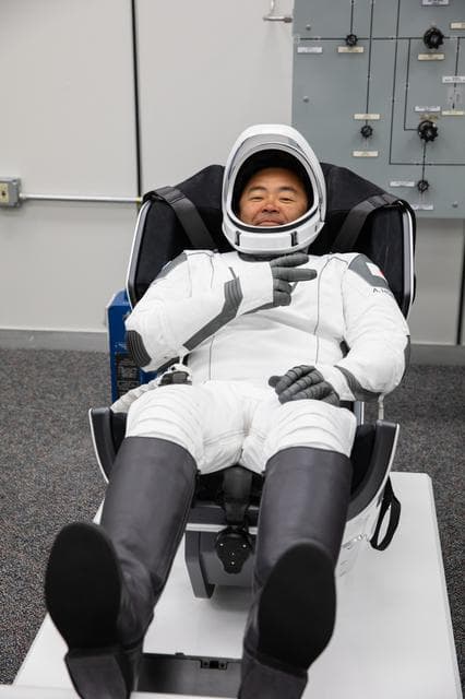 NASA image: SpaceX Crew-2 Astronaut Suit-Up