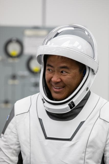 NASA image: SpaceX Crew-2 Astronaut Suit-Up