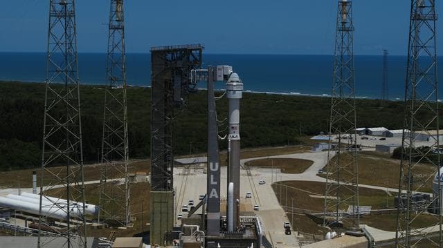 NASA image: Boeing CFT Rollout for Launch - DRONE