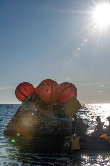 NASA image: Artemis II Splashdown and Recovery Operations