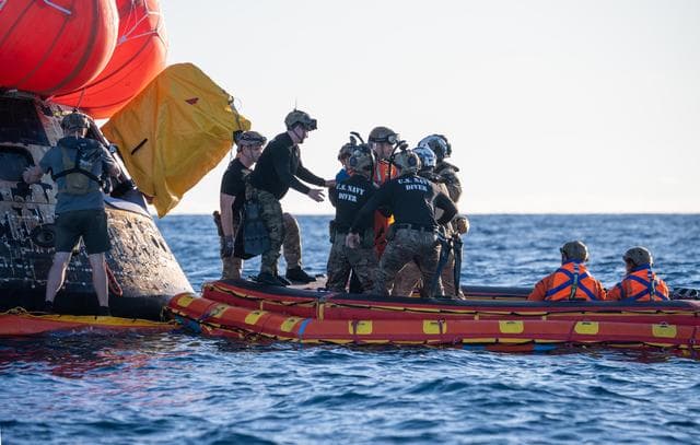 NASA image: Artemis II Splashdown and Recovery Operations