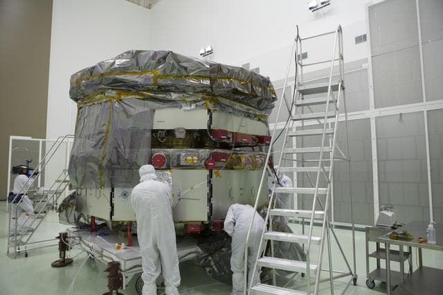 NASA image: MMS Uncovering of Spacecraft