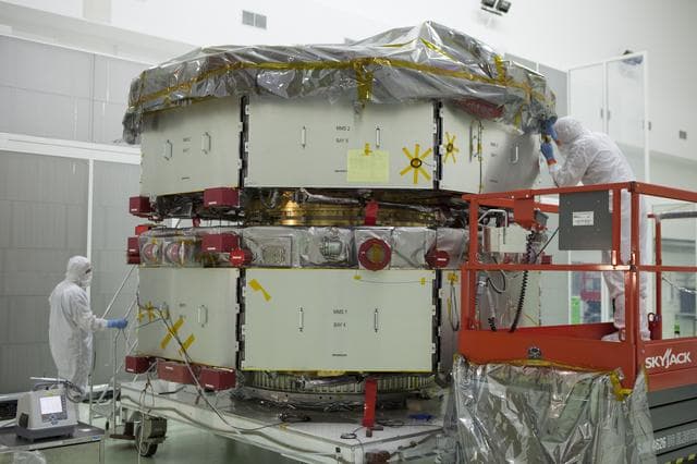NASA image: MMS Uncovering of Spacecraft