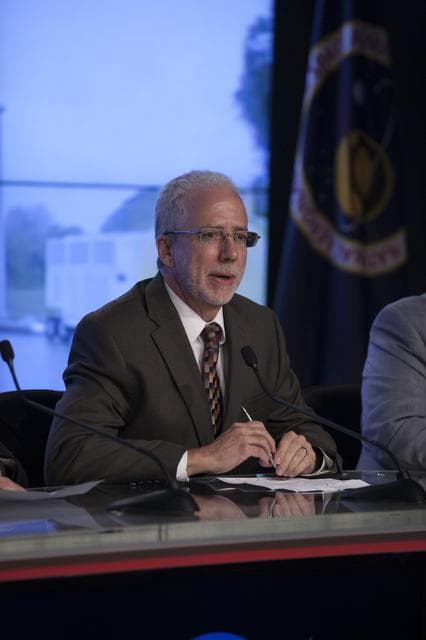 NASA image: Orion Move to Pad Press Conference