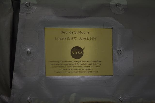 NASA image: MMS Partial Solar Array Inspection