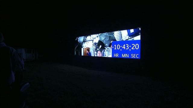 NASA image: The New Countdown Clock is Turned on for the First Time