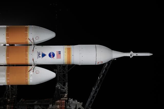 NASA image: Orion MST Rollback in Preparation for Launch