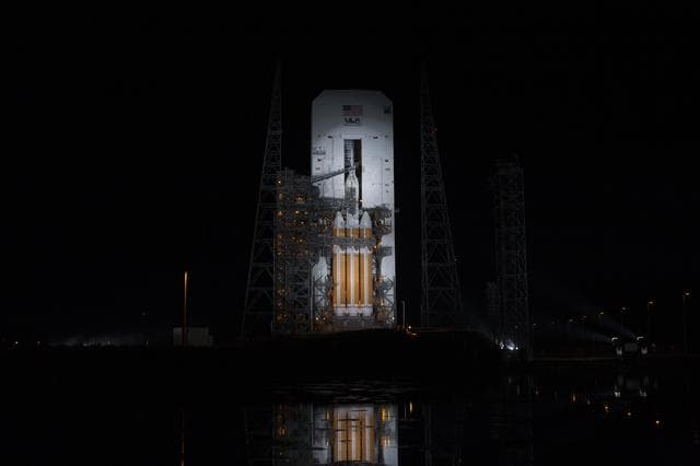 NASA image: Orion MST Rollback in Preparation for Launch
