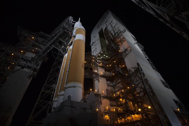 NASA image: Orion MST Rollback in Preparation for Launch
