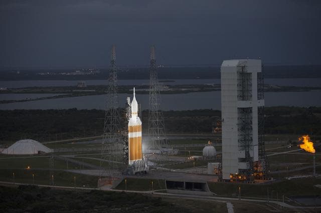 NASA image: Orion Launch from Helicopter - Aerials