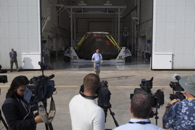 NASA image: ORION Media Event at LASF