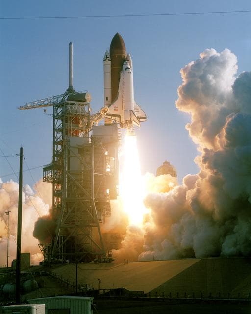 NASA image: Liftoff of Discovery on its maiden flight from CX-39A