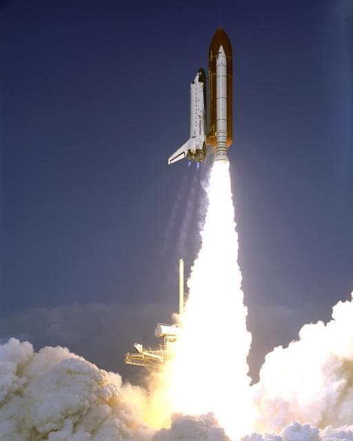 NASA image: Liftoff STS-45