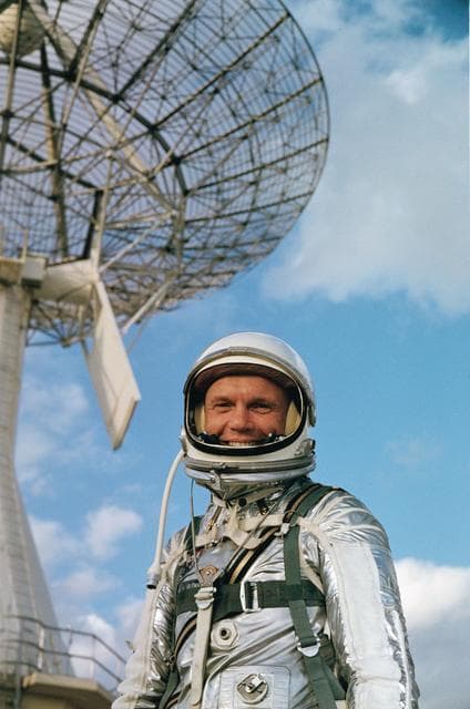 NASA image: John H Glenn Jr. 