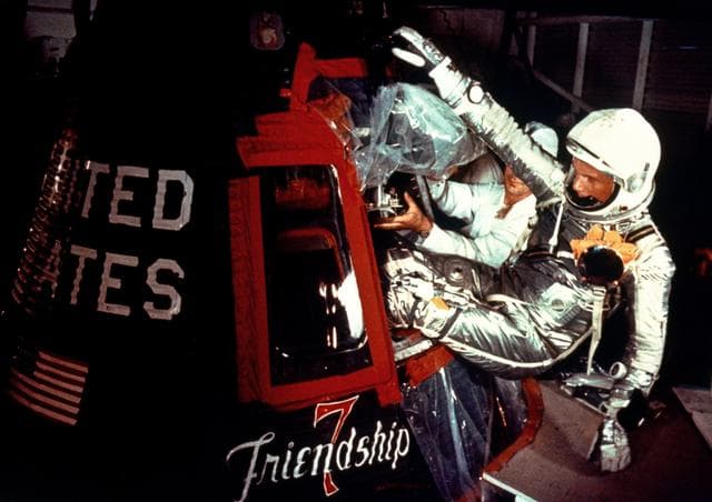 NASA image: John H Glenn Jr. 
