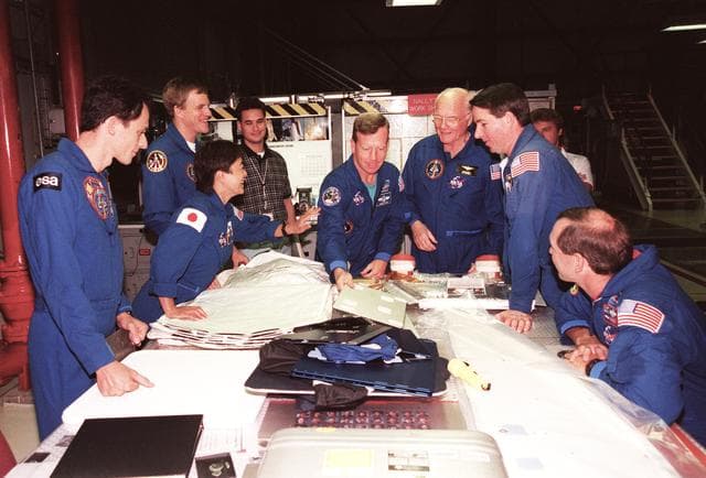 NASA image: John H Glenn Jr. 
