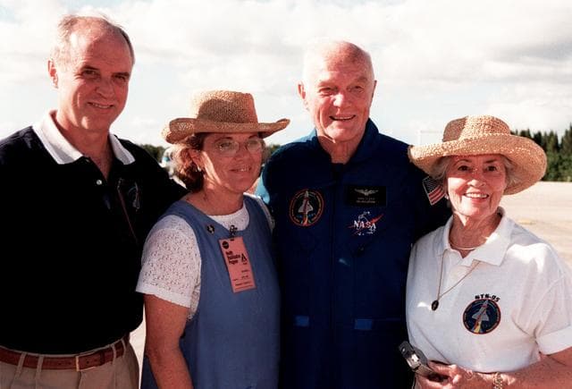 NASA image: John H Glenn Jr. 