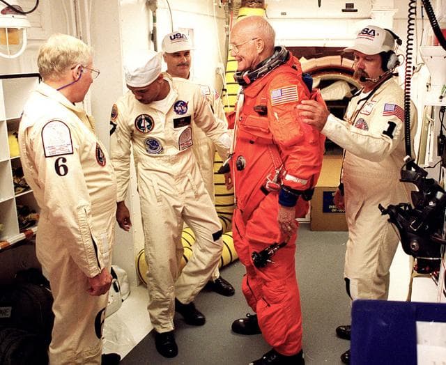 NASA image: John H Glenn Jr. 