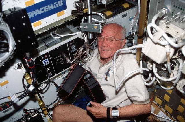 NASA image: John H Glenn Jr. 