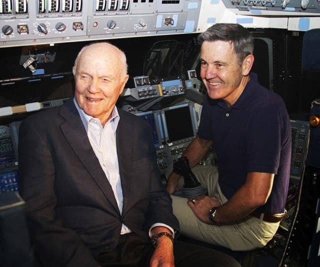 NASA image: John H Glenn Jr. 