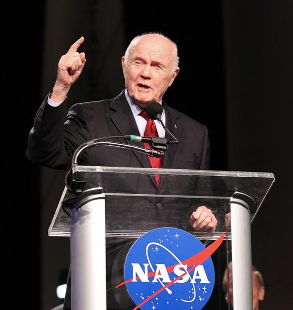 NASA image: John H Glenn Jr. 