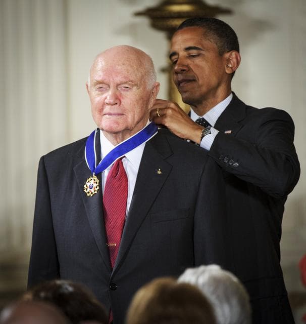 NASA image: John H Glenn Jr. Receives Presidential Medal of Freedom 