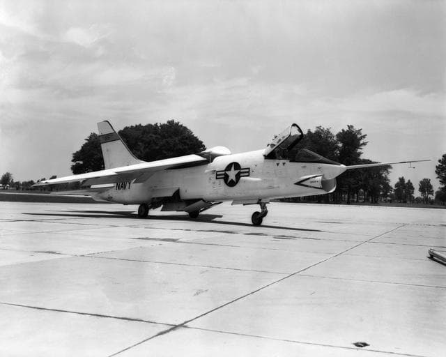 NASA image: Views of F8U Airplane