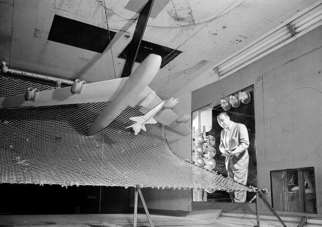 NASA image: North American X-15 model tested in 300MPH Low Speed 7x10 Tunnel