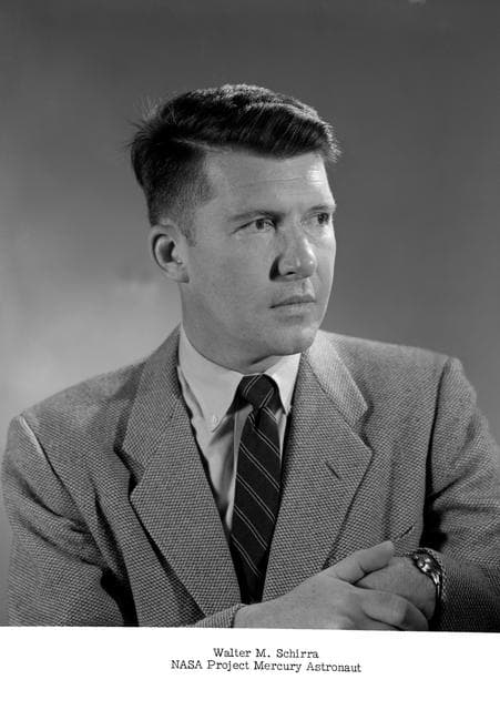 NASA image: Walter M. Schirra 