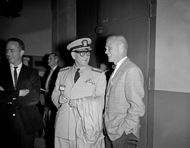 NASA image: Astronauts at 1959 Langley Inspection 