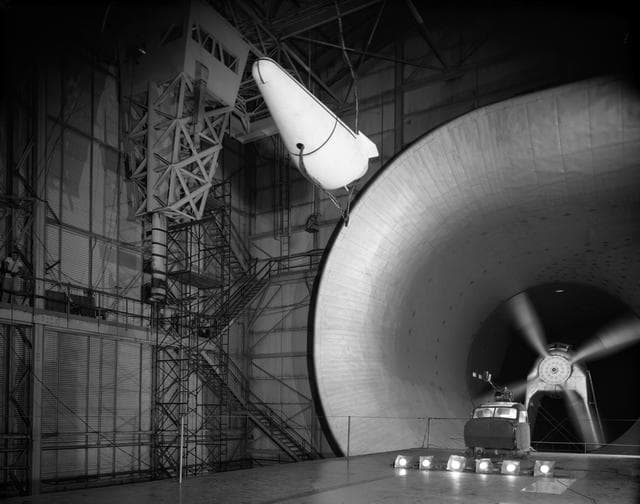 NASA image: Re-entry vehicle on FST