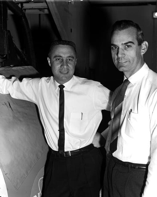 NASA image: Virgil Gus Grissom's Visit to LaRC 