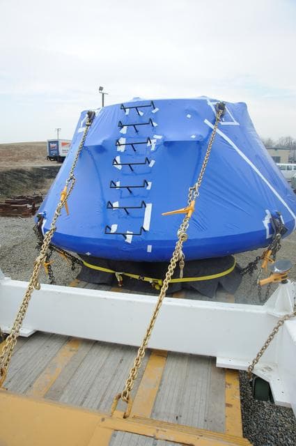 NASA image: Crew Module Water Landing Model Assessment 