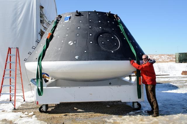 NASA image: Crew Module Water Landing Model Assessment 