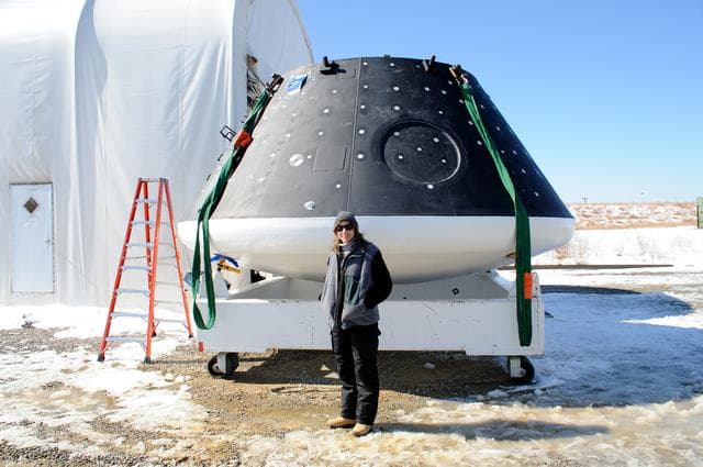 NASA image: Crew Module Water Landing Model Assessment 