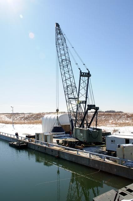NASA image: Crew Module Water Landing Model Assessment 