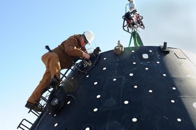 NASA image: Crew Module Water Landing Model Assessment 