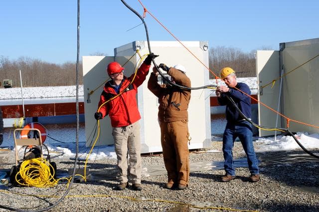 NASA image: Crew Module Water Landing Model Assessment 